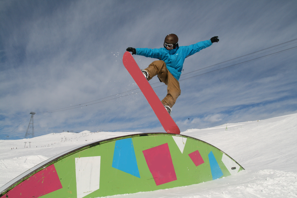 snowboarding