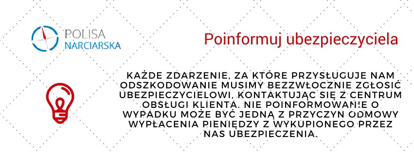 poinformuj ubezpieczyciela